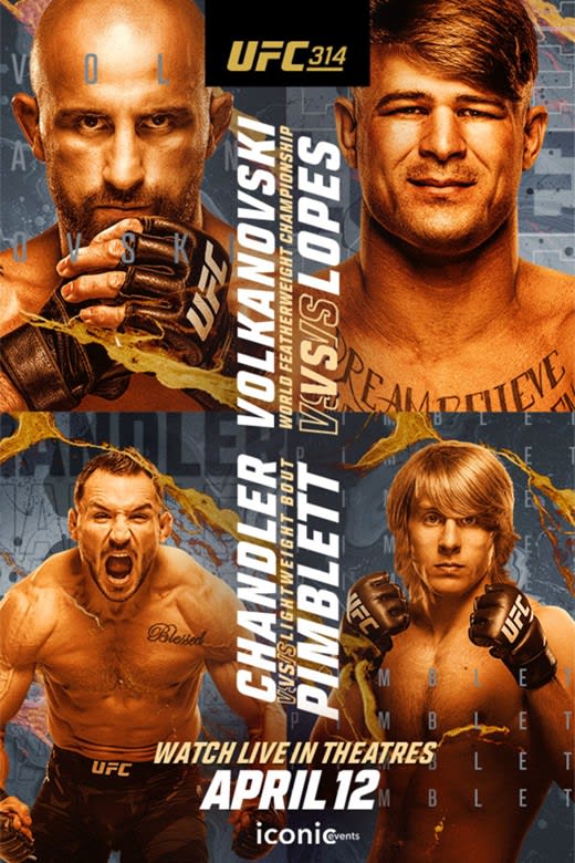 UFC 314: Volkanovski vs Lopes